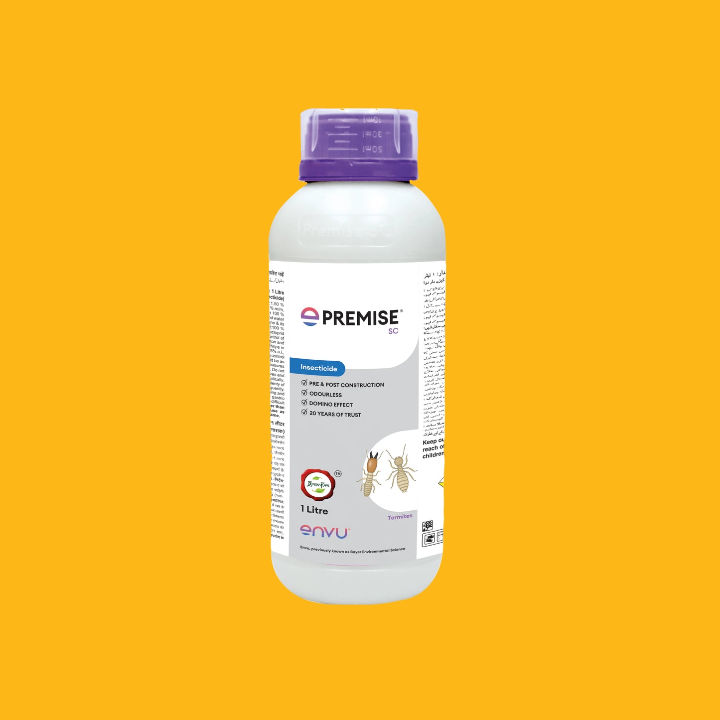 Premise For Termite Control (Deemak Killer) - 1 Litre | Anti Termite Chemical For Pre And Post-Construction