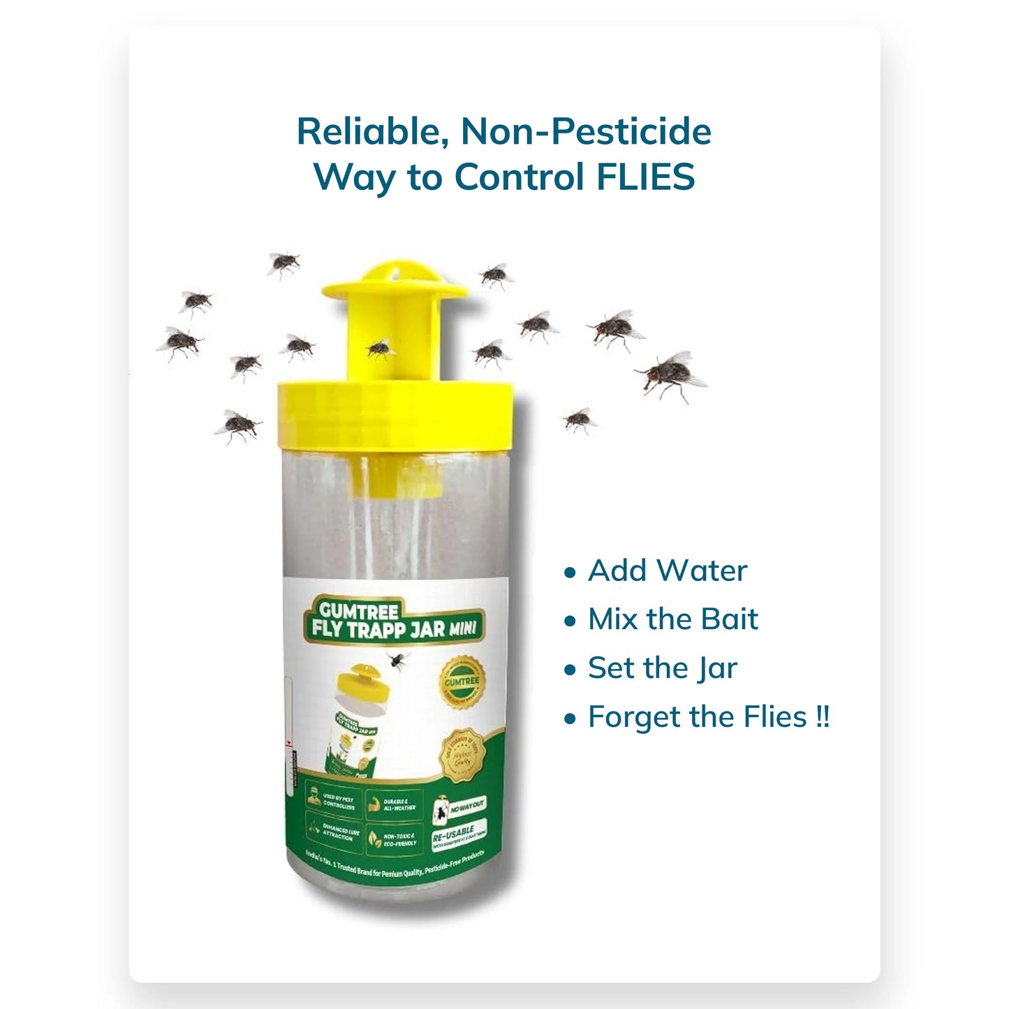 Gumtree Fly Trapp Jar Mini (Pack of 4)