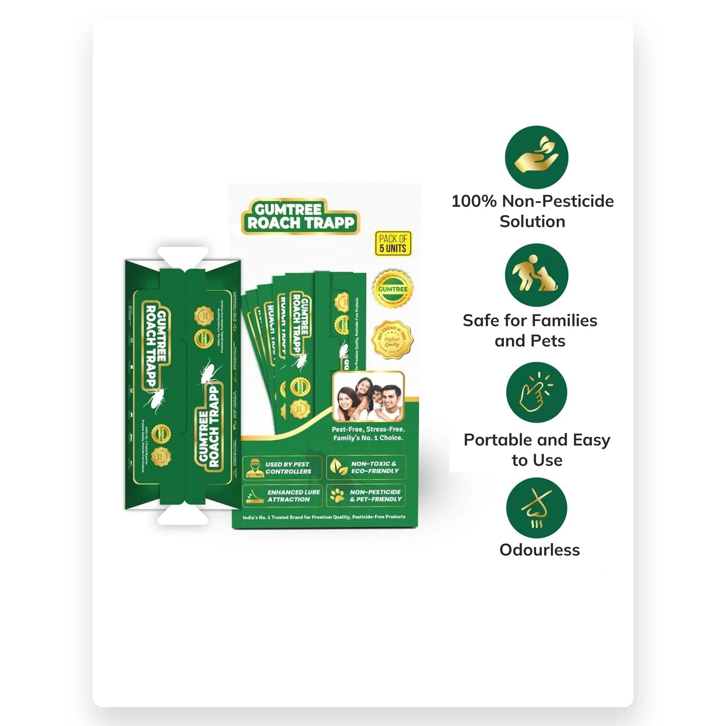 Gumtree Roach Trapp (Pack of 5 X 3Nos)