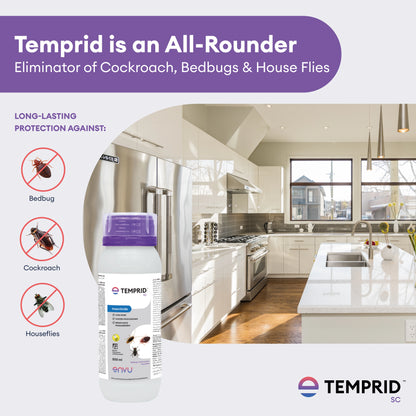 Temprid (500 ml) | Cockroach, Bedbugs And House Flies Control