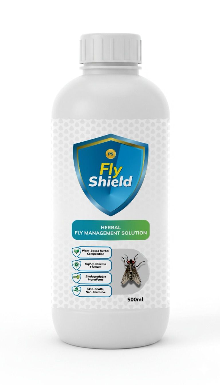 PS Fly Shield | Herbal housefly repellent made with natural ingredients to control flies indoors and outdoors | Safe for skin and plants