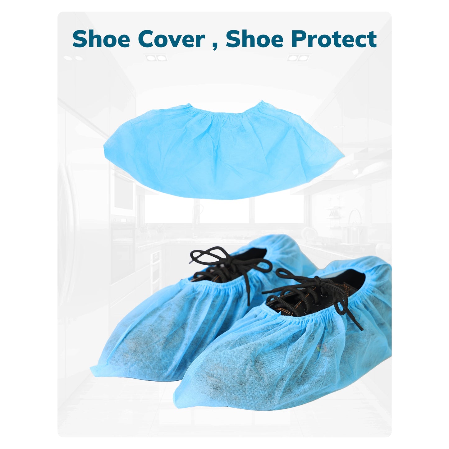 Shoe Cover Blue (Pack of 50 pcs)