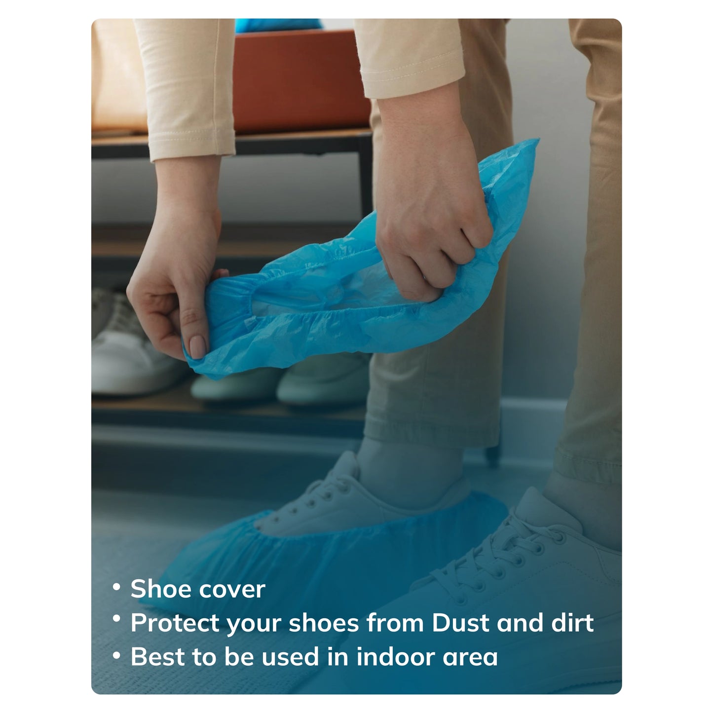 Shoe Cover Blue (Pack of 50 pcs)