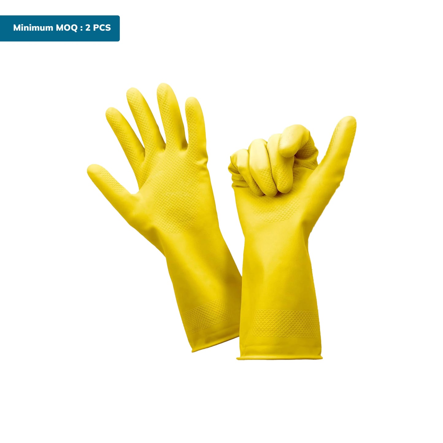 Chemical rubber gloved-Flockline