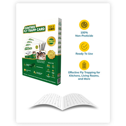 Gumtree Fly Trapp Card (Pack of 10 X 2Nos)
