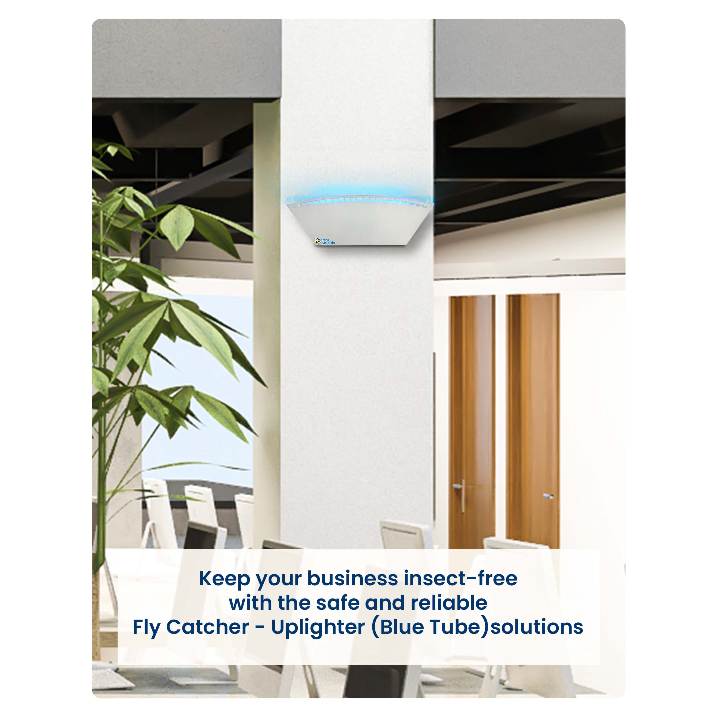 Uplighter Fly Catcher with sleek and trendy design, UV Machine – Pest ...