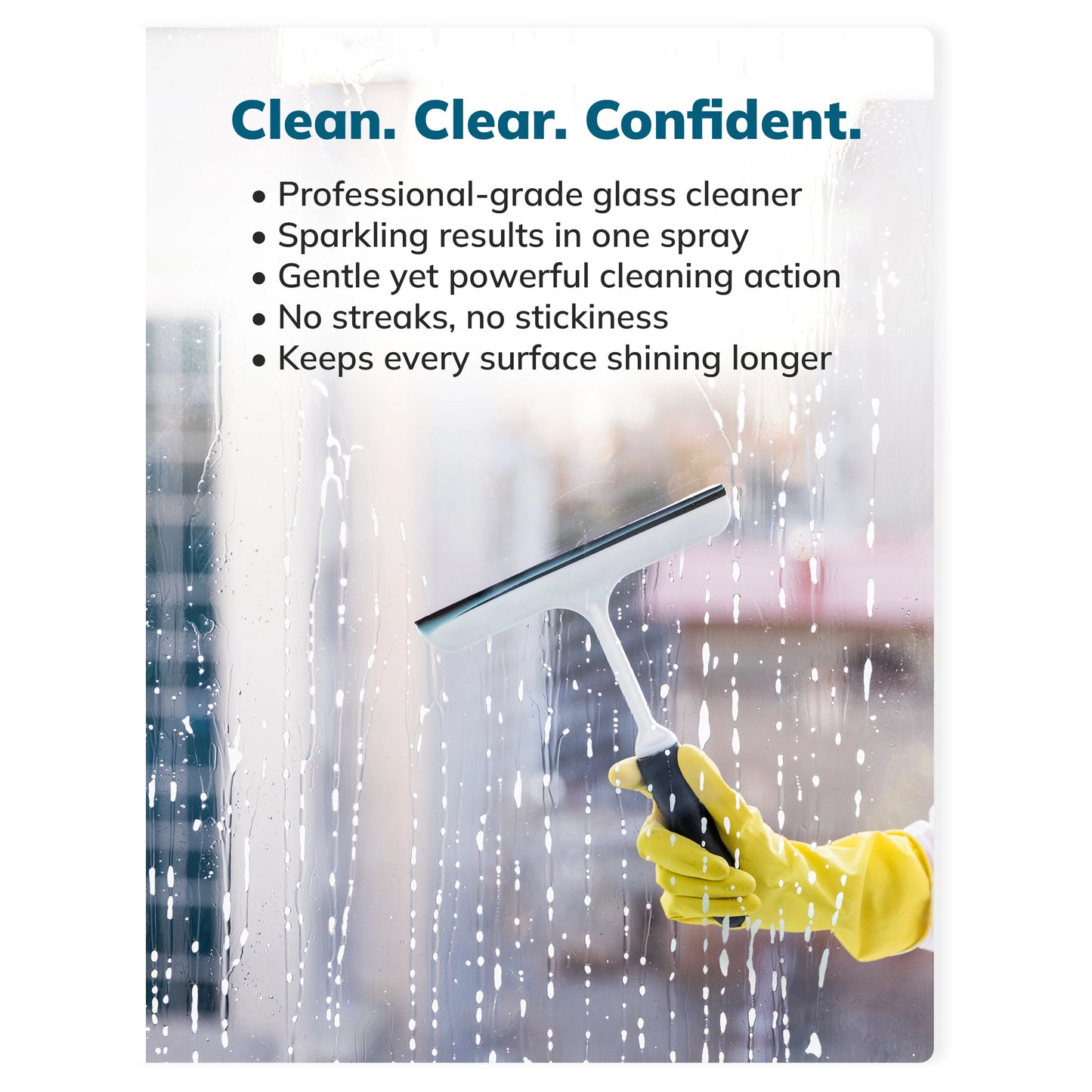 Orion Pro Glass Cleaner - 5 L | Suitable For Glass, Mirrors, Appliances Like Microwaves, Ceramic Tiles, Glazed Tiles, Granite