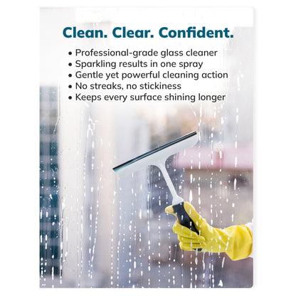 Orion Pro Glass Cleaner - 5 L | Suitable For Glass, Mirrors, Appliances Like Microwaves, Ceramic Tiles, Glazed Tiles, Granite