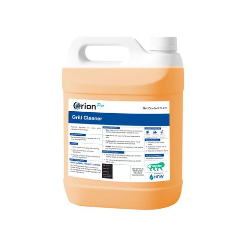 Orion Pro Grill Cleaner – 5 litre | Heavy Duty Degreaser for Grills, Ovens & Commercial Kitchen Equipment