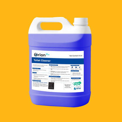 Orion Pro Toilet Cleaner – 5 Litre|Heavy-Duty Disinfecting Toilet & Urinal Cleaner for Professional and Home Hygiene