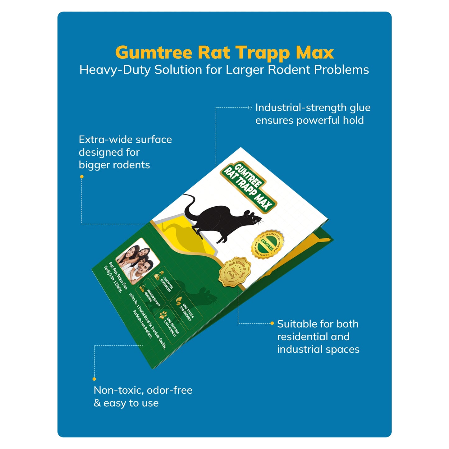 Gumtree Rat Trapp Max (Pack of 2 X 3Nos)