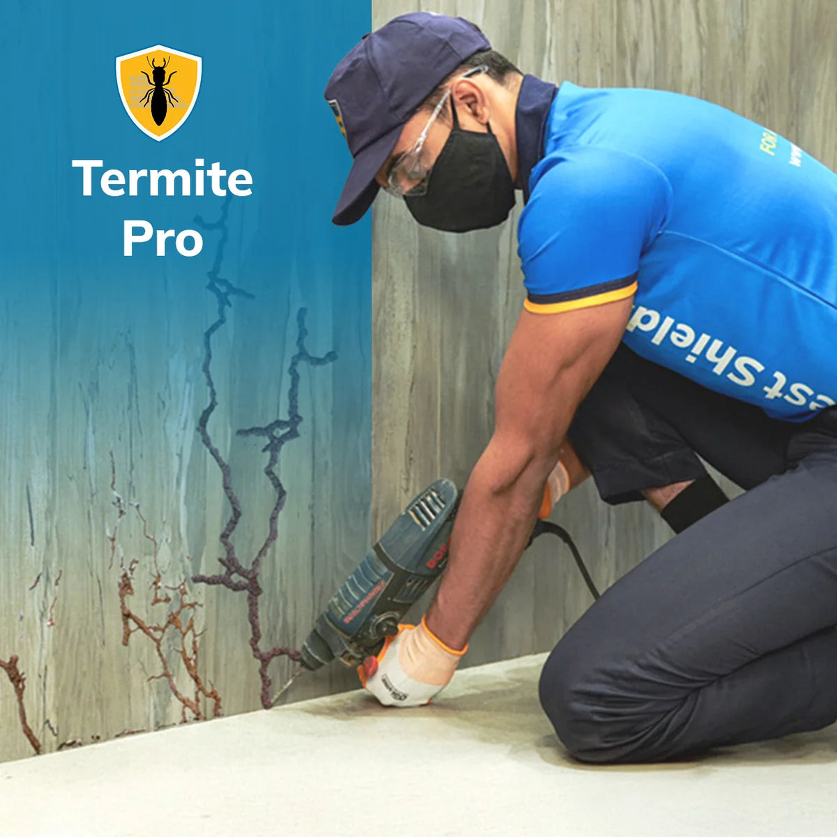 Termite Control Inject Termite/Deemak Control, Drill fill seal treatment, Warranty – Pest ...