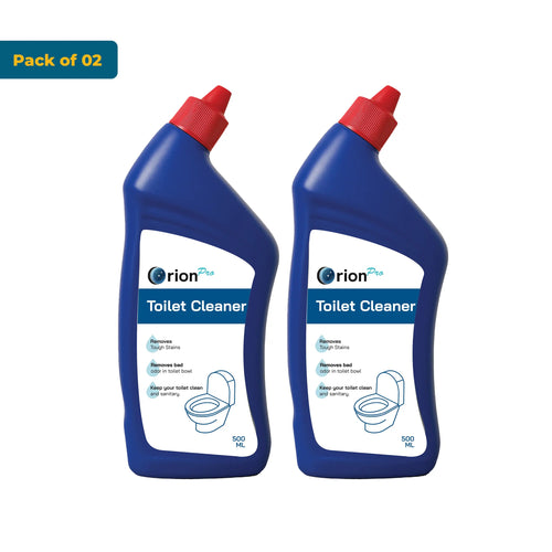 Orion Pro Toilet Cleaner – 500ml (Pack of 4) | Heavy-Duty Disinfecting Toilet & Urinal Cleaner for Professional and Home Hygiene
